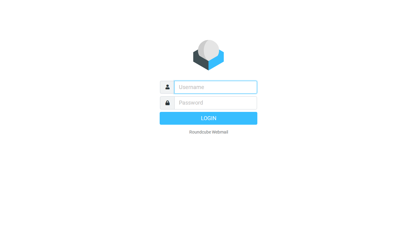 Halaman login webmail